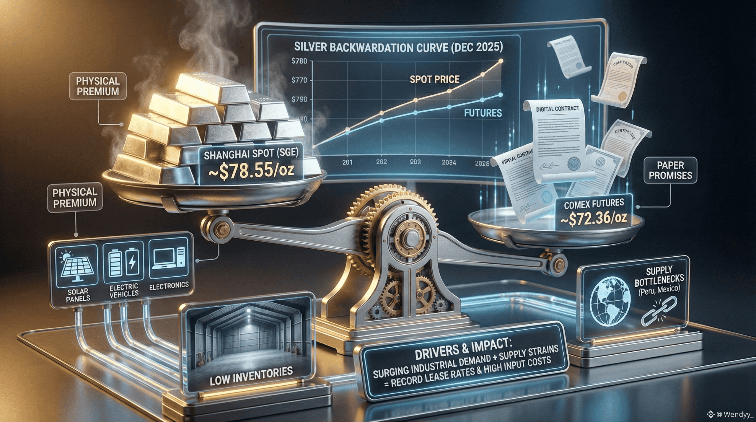 Silver Prices Surge in Shanghai Amid Backwardation, Signaling Tight Supply in China