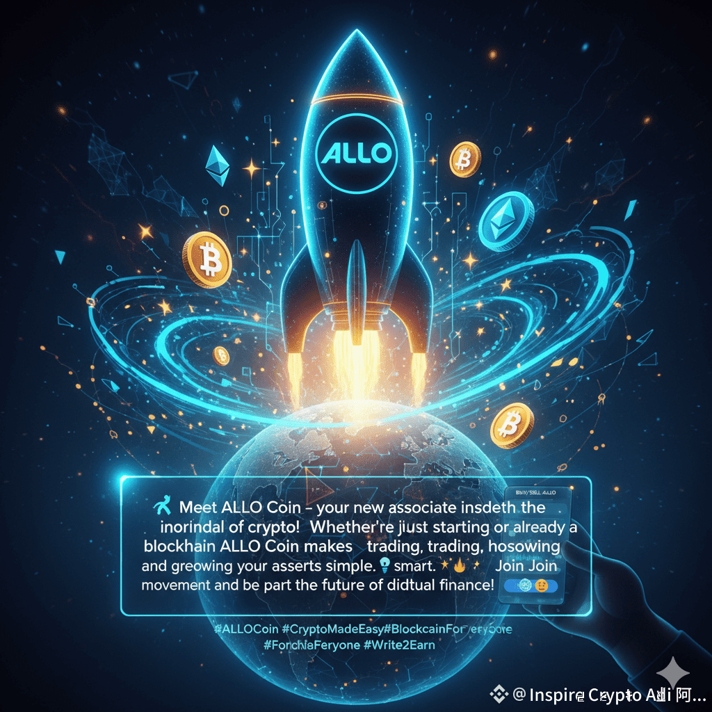 🚀 Meet ALLO Coin – your new associate inside the | Inspire Crypto Adi 阿迪  on Binance Square