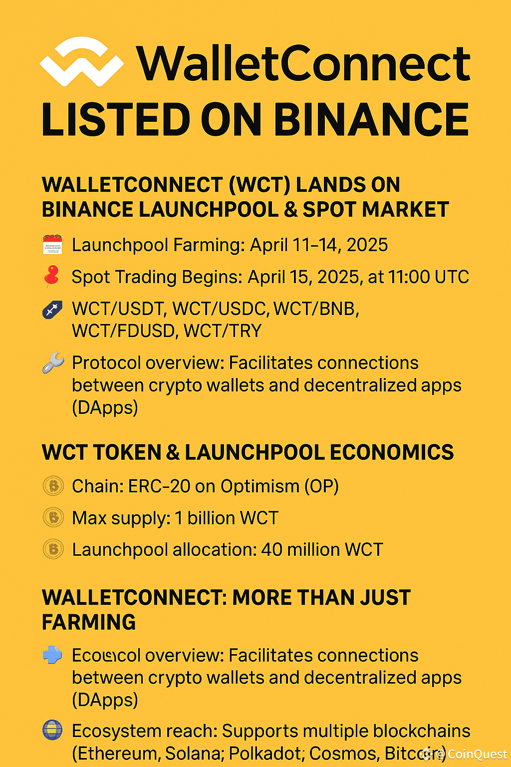 🔗 What is WalletConnect? WalletConnect is a secure | CoinQuest on Binance  Square