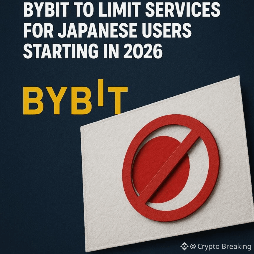 Bybit To Limit Services For Japanese Users Starting In 2026