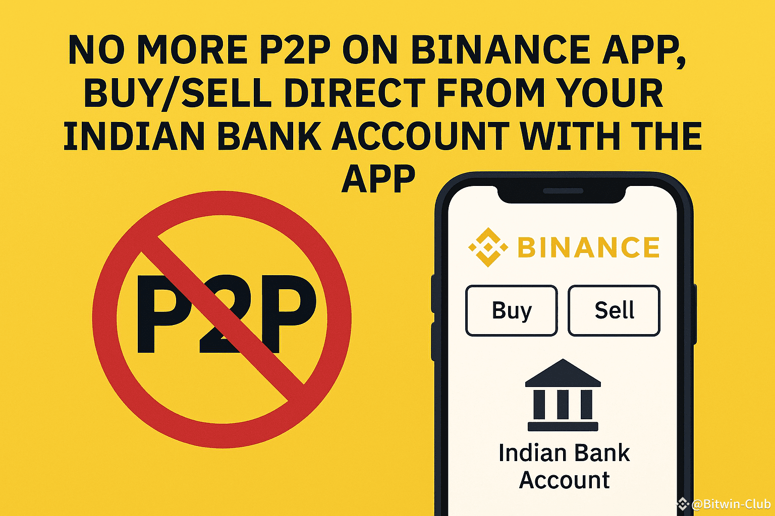 Good News 🔥🔥🔥 Good News 🔥🔥🔥 No More P2P Scams on | Bitwin-Club on  Binance Square