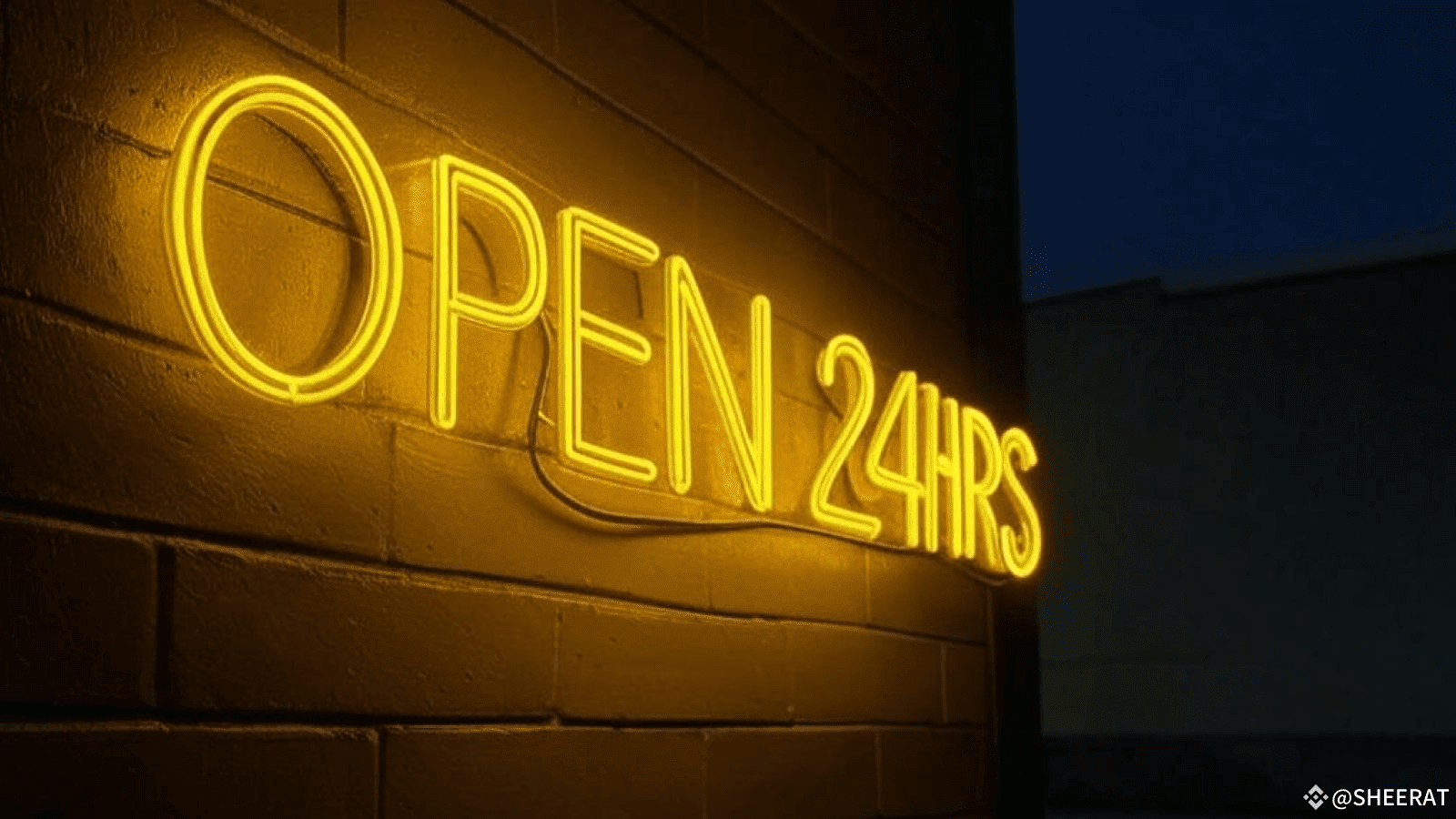 The Crypto Market & Binance: Open 24/7 ⏳🚀 | SHEERAT on Binance Square