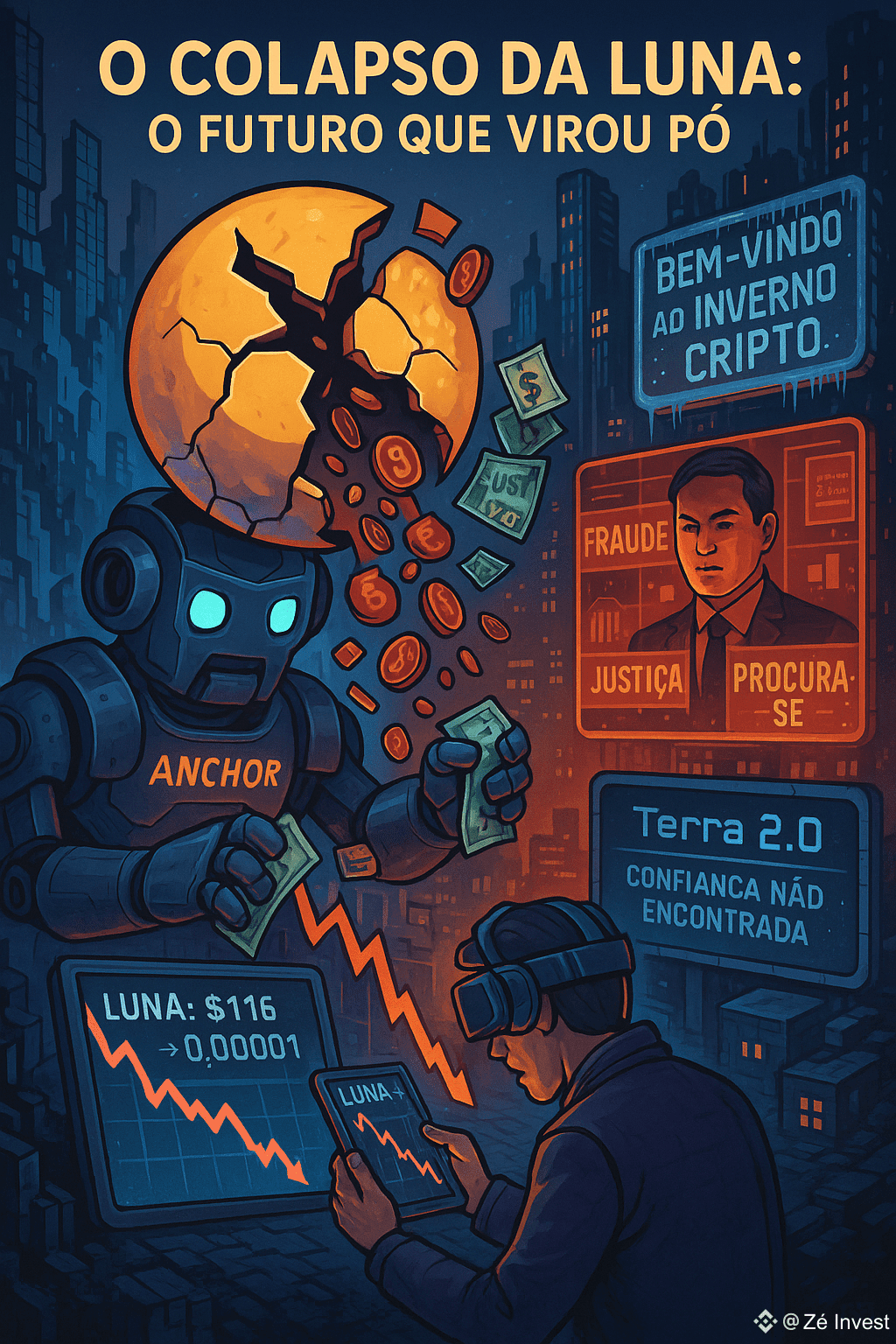 📉The Collapse of LUNA: US$ 60 Billion Disappeared in | Zé Invest on  Binance Square