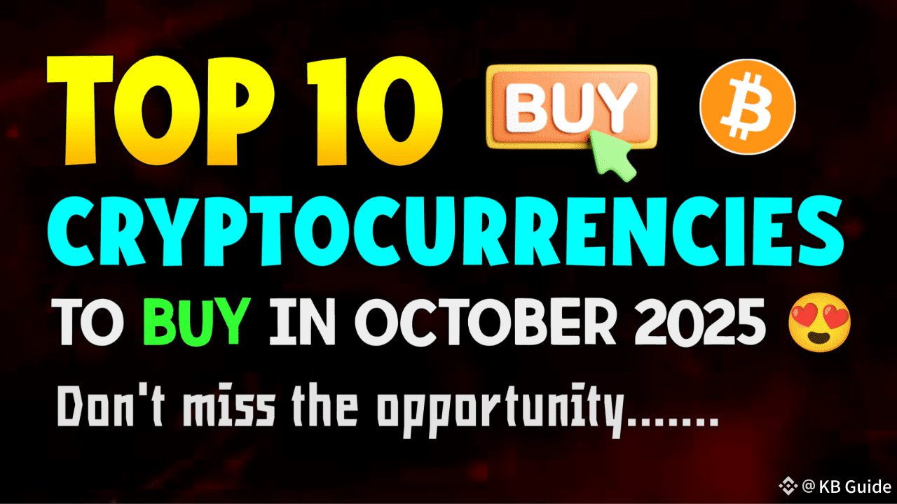 Top 10 Cryptocurrencies to Buy in October 2025: Guide for Indian Investors  | KB Guide on Binance Square