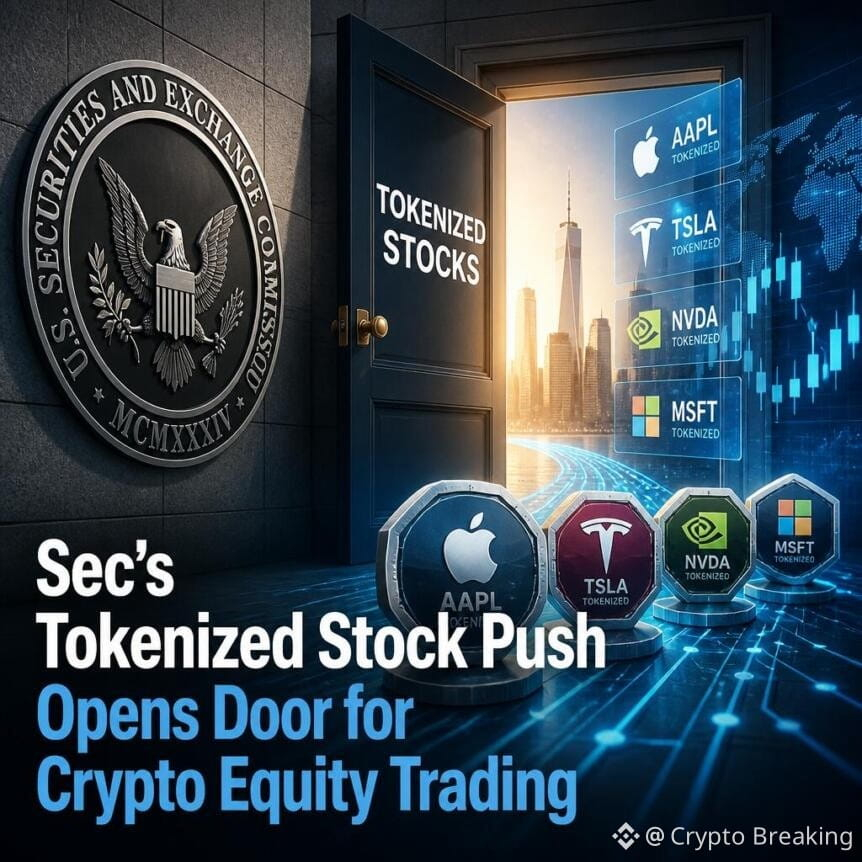 Sec S Tokenized Stock Push Opens Door For Crypto Equity Trading