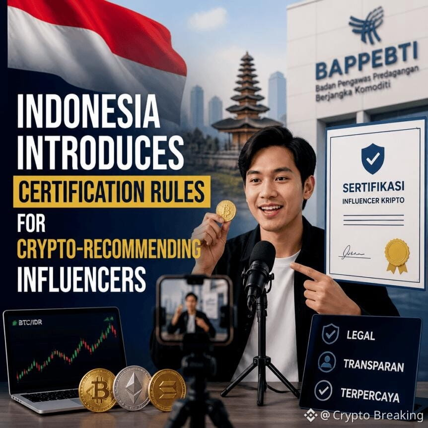 Indonesia Introduces Certification Rules For Crypto-Recommending Influencers