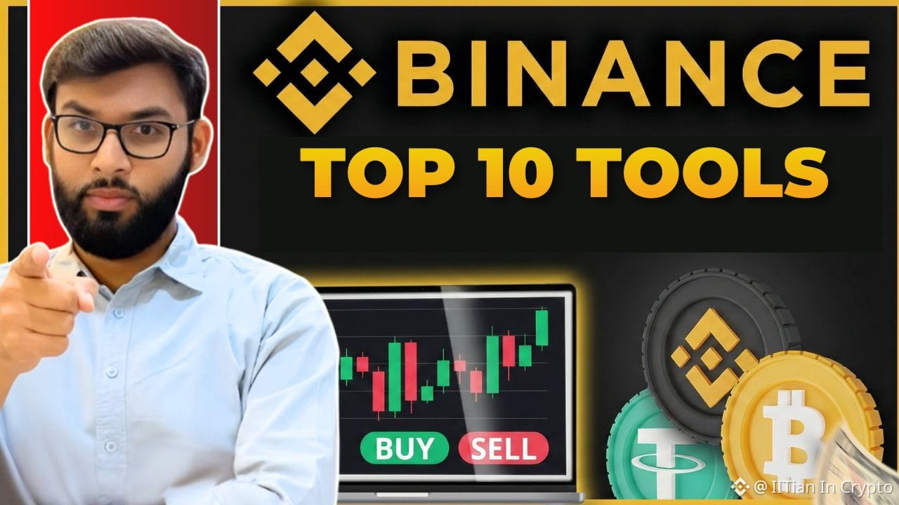 2026年に暗号トレーダーが使用すべきトップ10のバイナンス暗号ツール（初心者ガイド） | IITian In Crypto － Binance  Square
