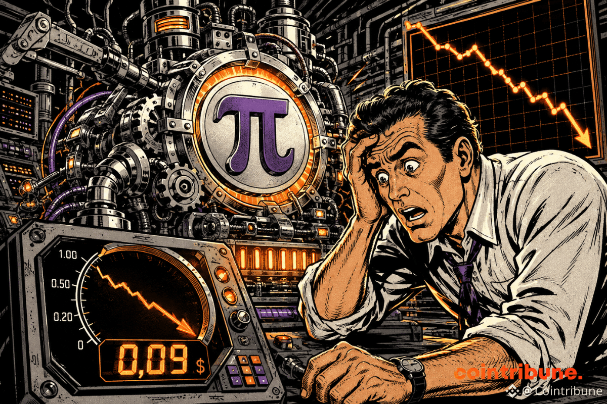 La crypto PI chute à 0,09 $ malgré une infrastructure modernisée