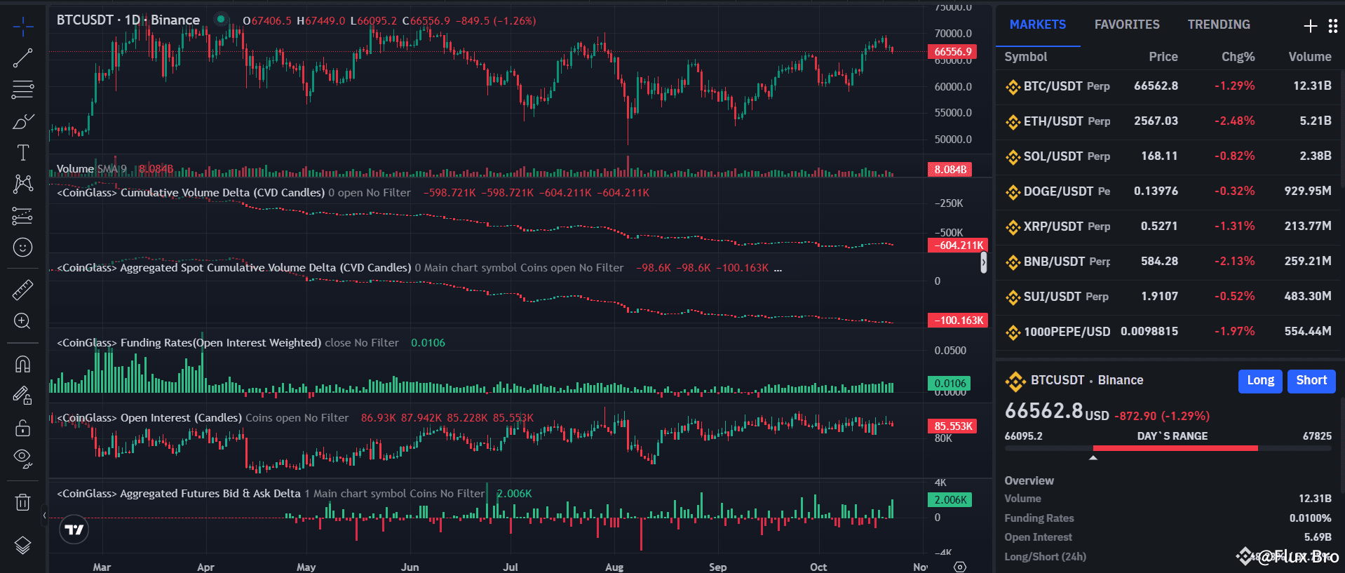 Funding Rates Hint at Big Move – Will Bitcoin Hit $75K or Crash to $60K?” |  Flux Bro on Binance Square