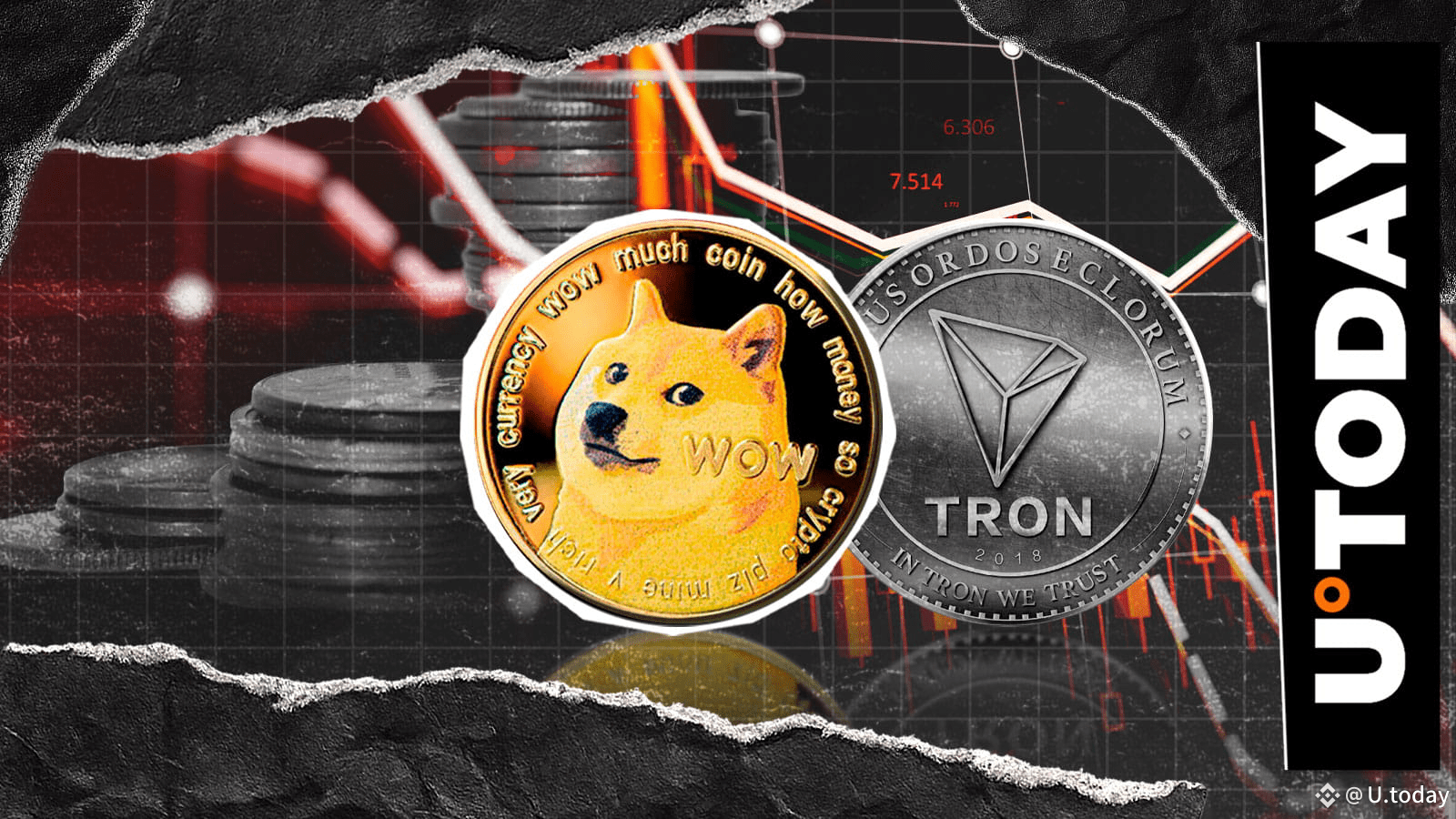 Tron Might Soon Overtake Dogecoin as DOGE Price Eyes Biggest Daily Drawdown  | U.today على Binance Square