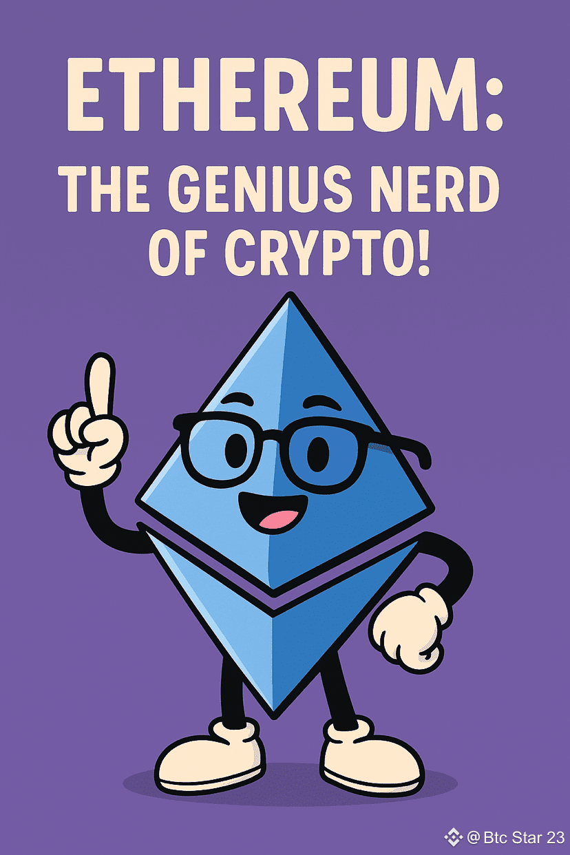 ETH Ethereum: the genius nerd of cryptos! While Bitcoin is | Btc Star 23 on  Binance Square
