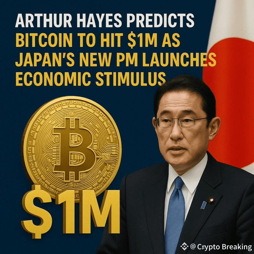 Arthur Hayes Predicts Bitcoin To Hit $1m As Japan’s New Pm Launches Economic Stimulus