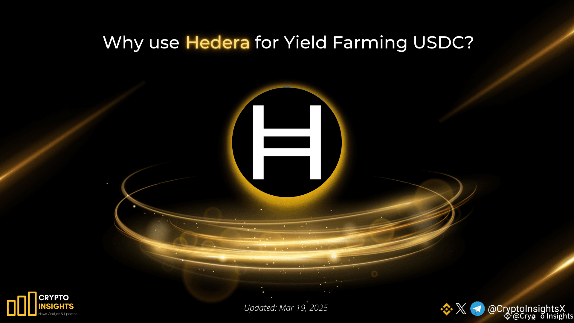 Why use Hedera for Yield Farming USDC? | Crypto Insights on Binance Square