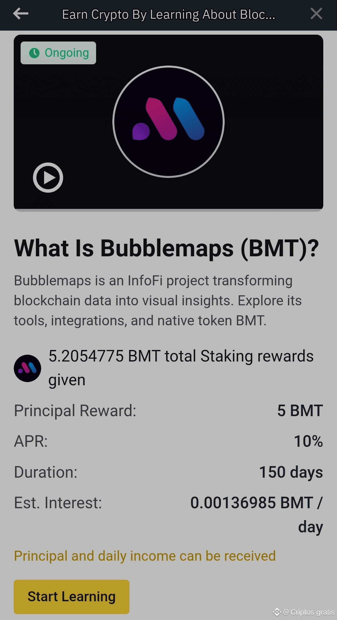 NEW QUESTIONNAIRE IN LEARN AND EARN FROM BINANCE OFFICIAL | Criptos gratis  on Binance Square