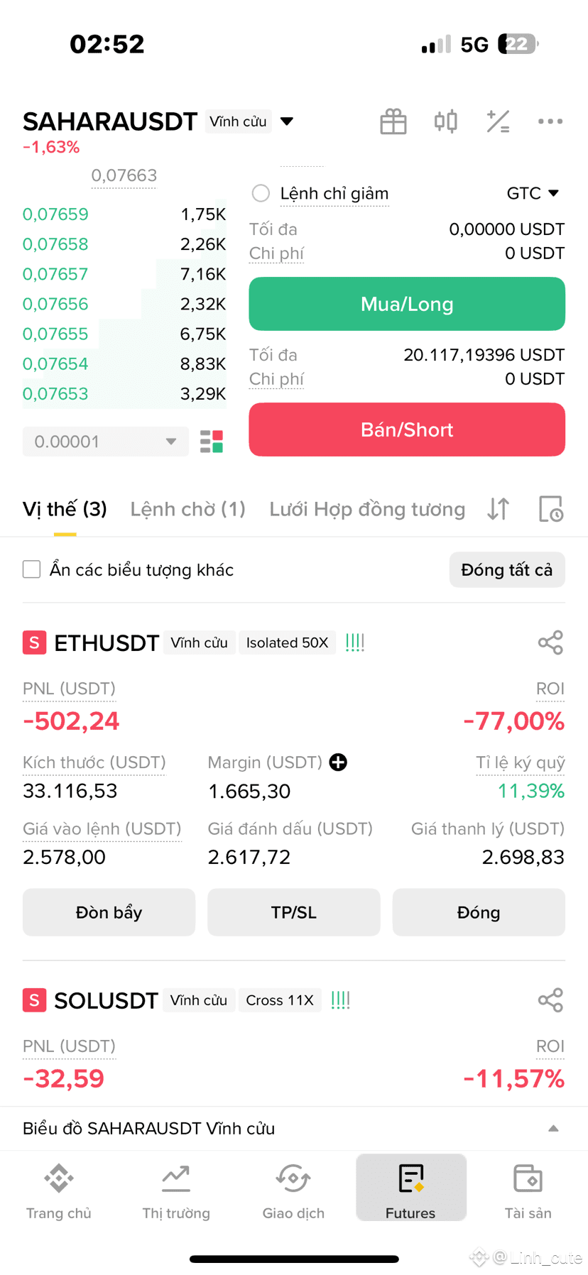 #ETH🔥🔥🔥🔥🔥🔥 Không chịu xuống luôn mà 🥹🥹 | Linh_cute trên Binance Square