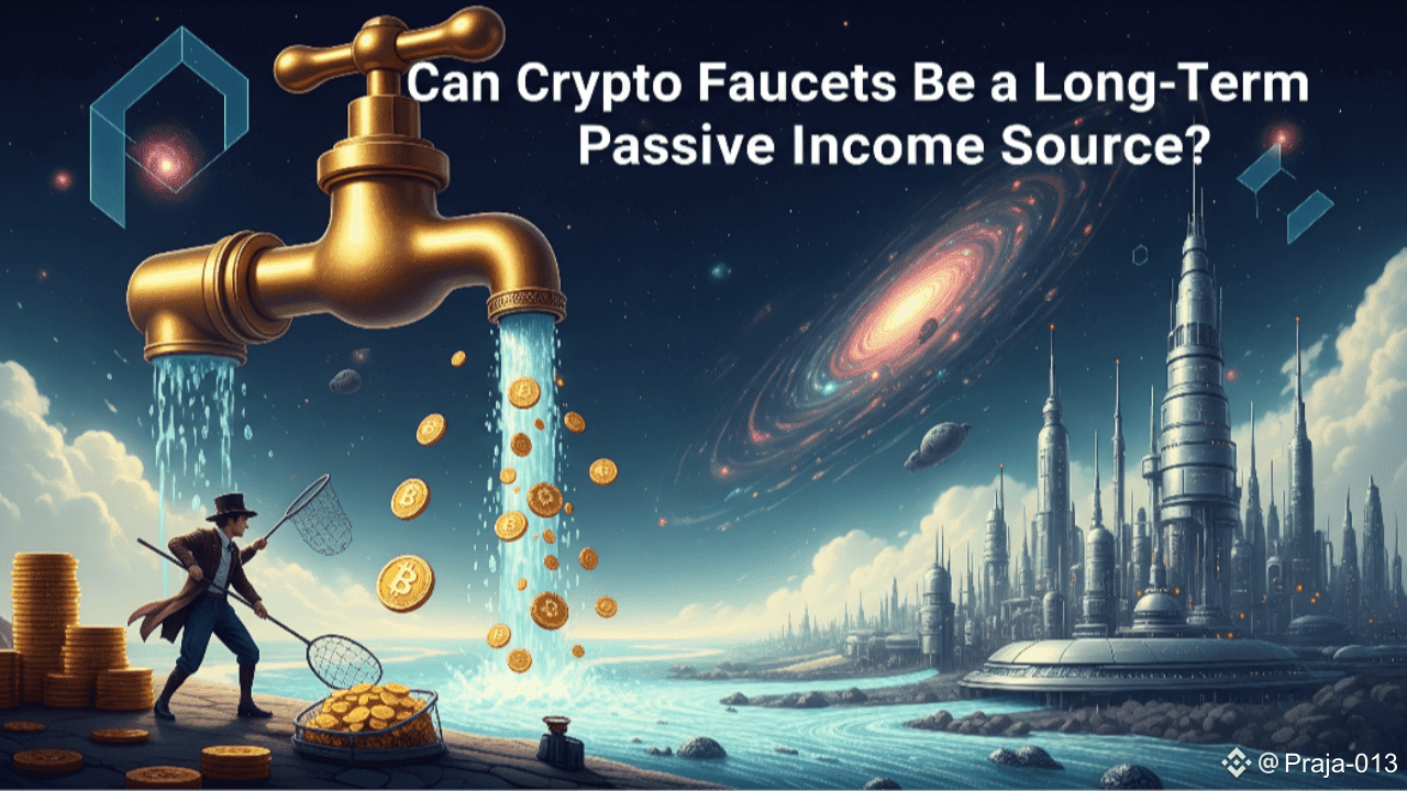 Can Crypto Faucets Be a Source of Long-Term Passive Income? | AlphaSignals  Academy on Binance Square