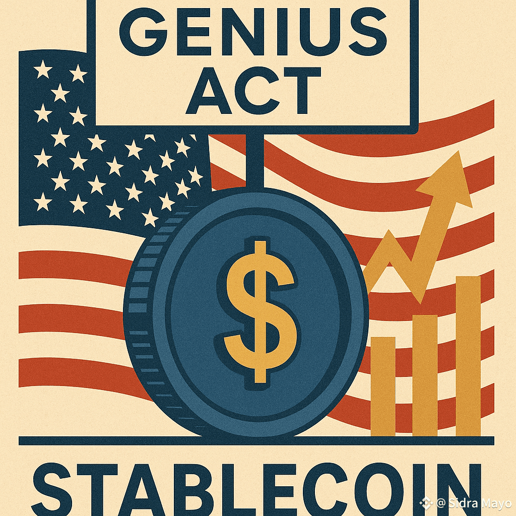 GENIUS法案：美国稳定币监管的转折点| Sidra Mayo发布于币安广场