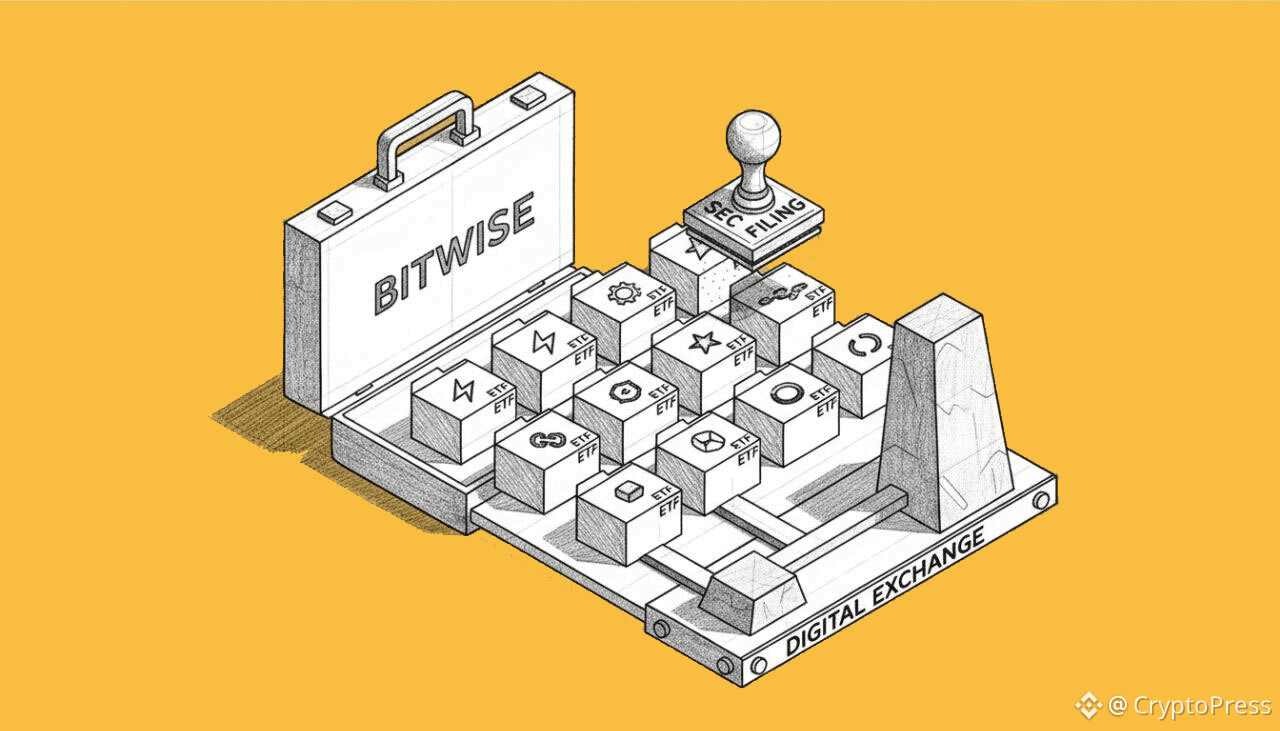 Bitwise Files for 11 Altcoin Strategy ETFs With SEC, Targeting AI and DeFi  Tokens | CryptoPress on Binance Square
