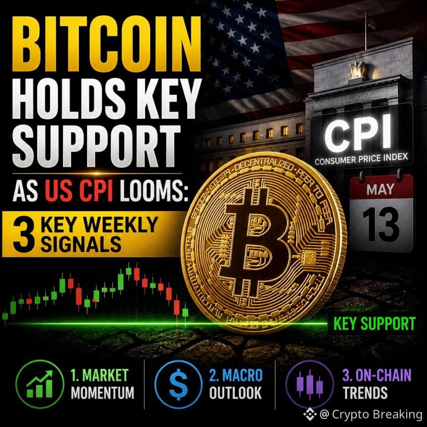 Bitcoin Holds Key Support As Us Cpi Looms: 3 Key Weekly Signals