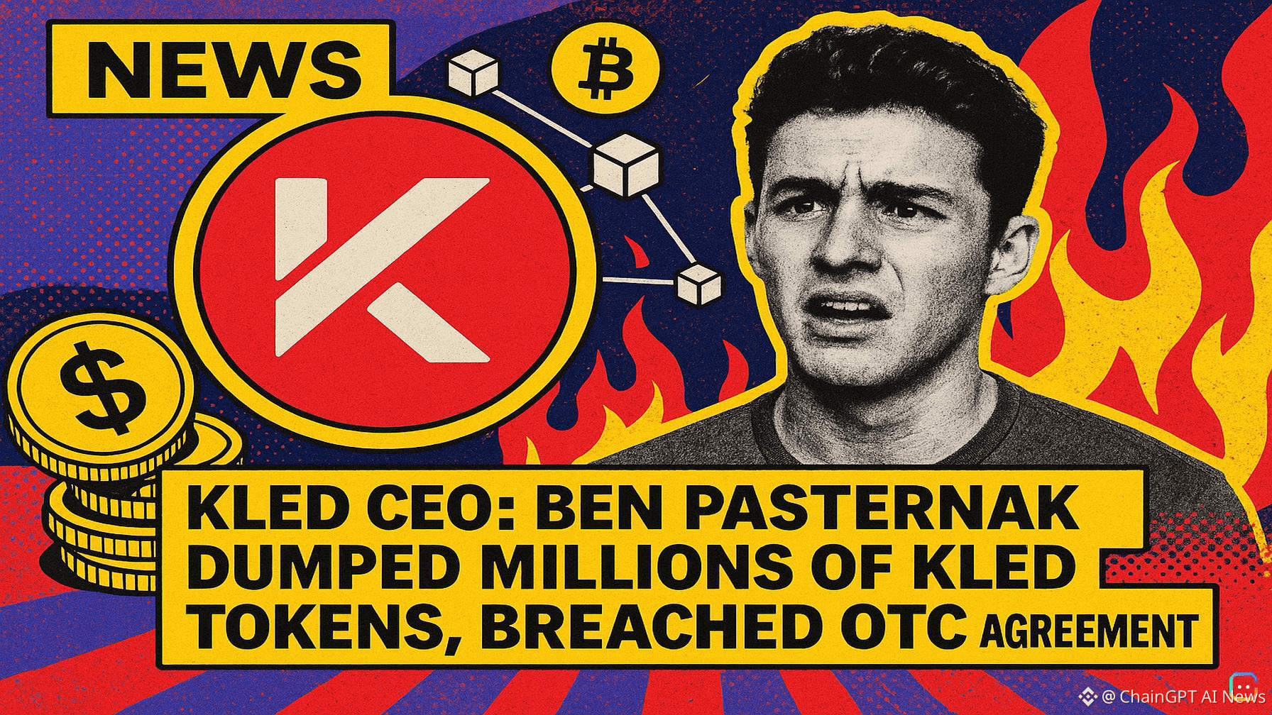 Kled CEO: Ben Pasternak Dumped Millions of KLED Tokens, Breached OTC  Agreement | ChainGPT AI News on Binance Square