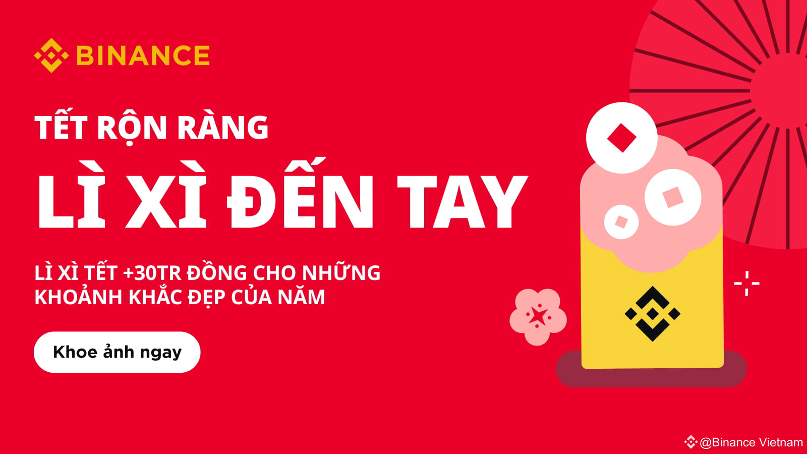 Spring Binance 🧧 How can we celebrate Tet without the spring | Binance Vietnam on ...