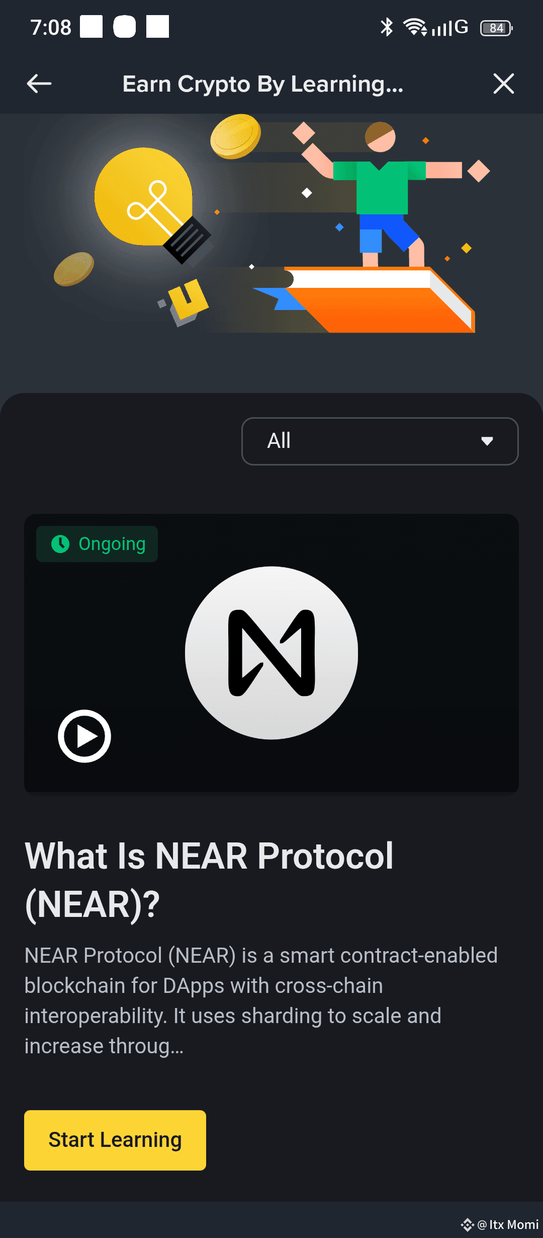 🎓✓Binance Learn and Earn 🪙NEAR Protocol (NEAR) Quiz | Itx Momi on Binance  Square