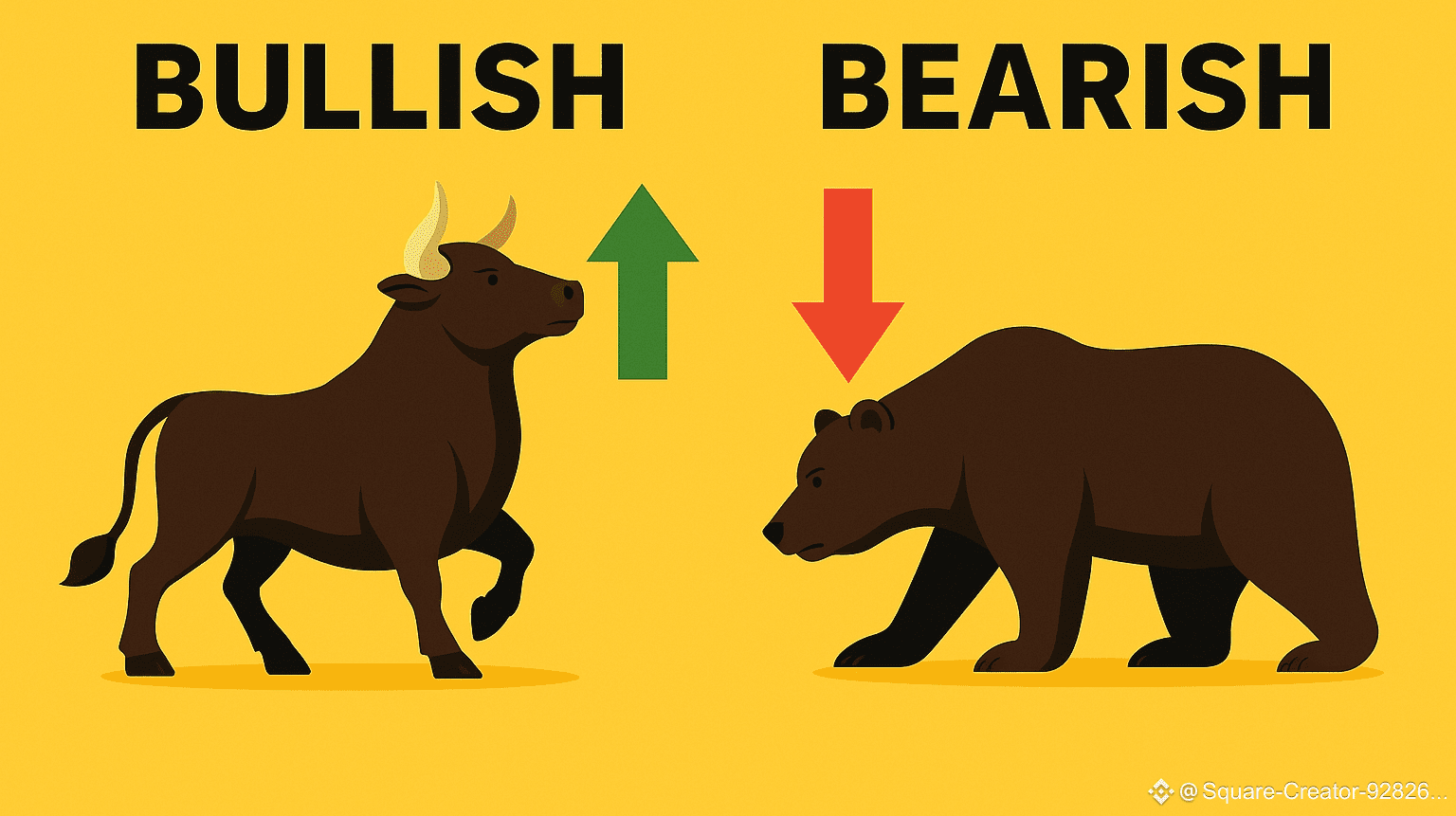 🐂🐻 What do Bullish and Bearish mean… and why do they use these strange  words? | Shadi_56 on Binance Square