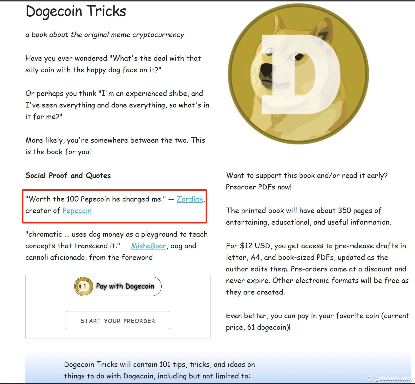 Who created Pepecoin? Pepecoin was created by two | memefunny on Binance  Square