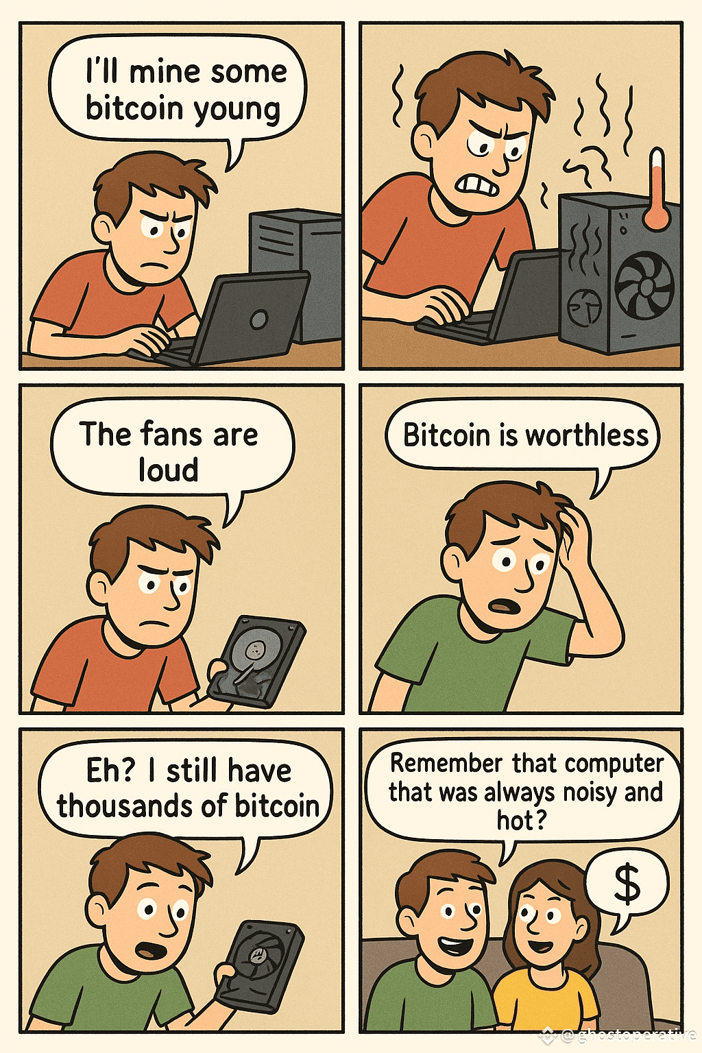 BTC Around 2011, a Reddit user mined some Bitcoin on his g | ghostoperative  on Binance Square