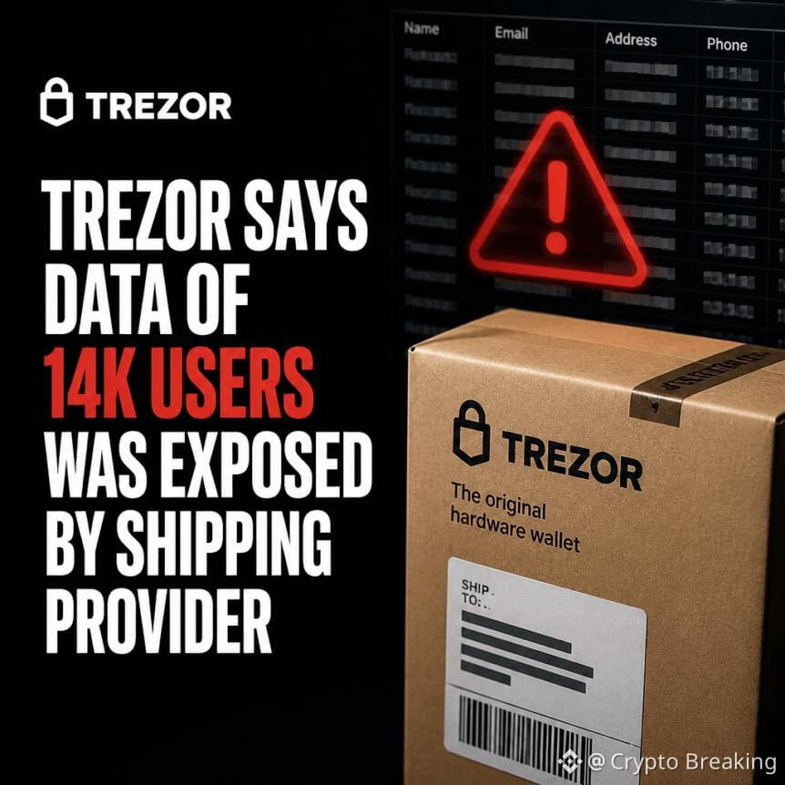 Trezor Says Data Of 14k Users Was Exposed By Shipping Provider