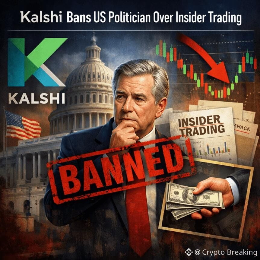 Kalshi Bans Us Politician Over Insider Trading