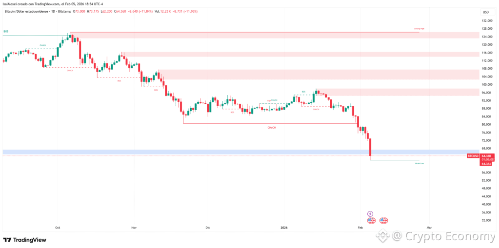 Bitcoin's recent price decline