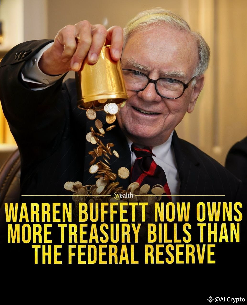 🚨JUST IN: Warren Buffett now owns more T-bills than the | Al Crypto on  Binance Square
