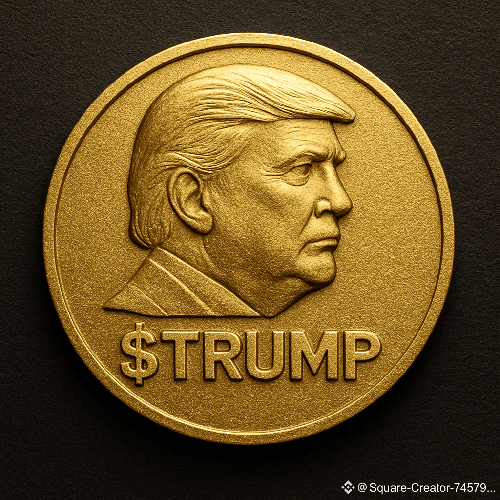The $TRUMP coin, officially known as OFFICIAL TRUMP, was | عمر 5555 on  Binance Square