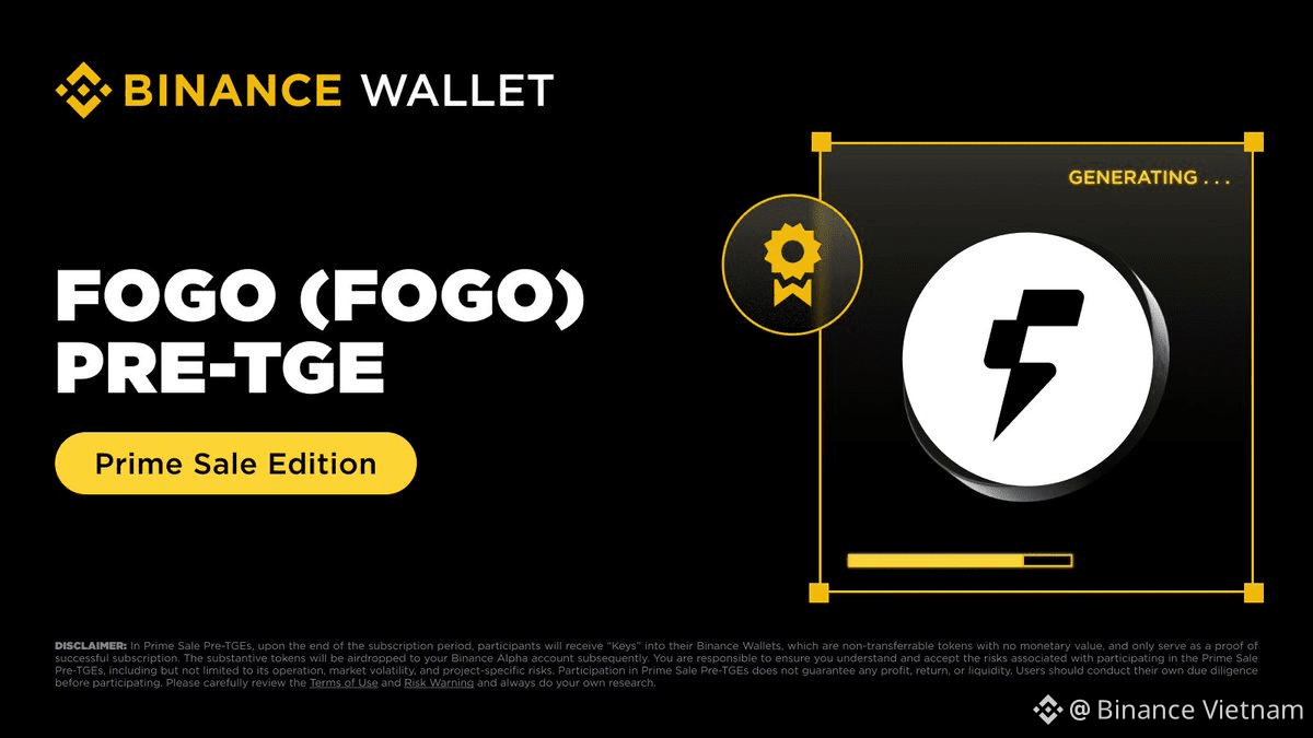 🔥 Pre-TGE Prime Sale Edition #3 on Binance Wallet with | Binance Vietnam  on Binance Square