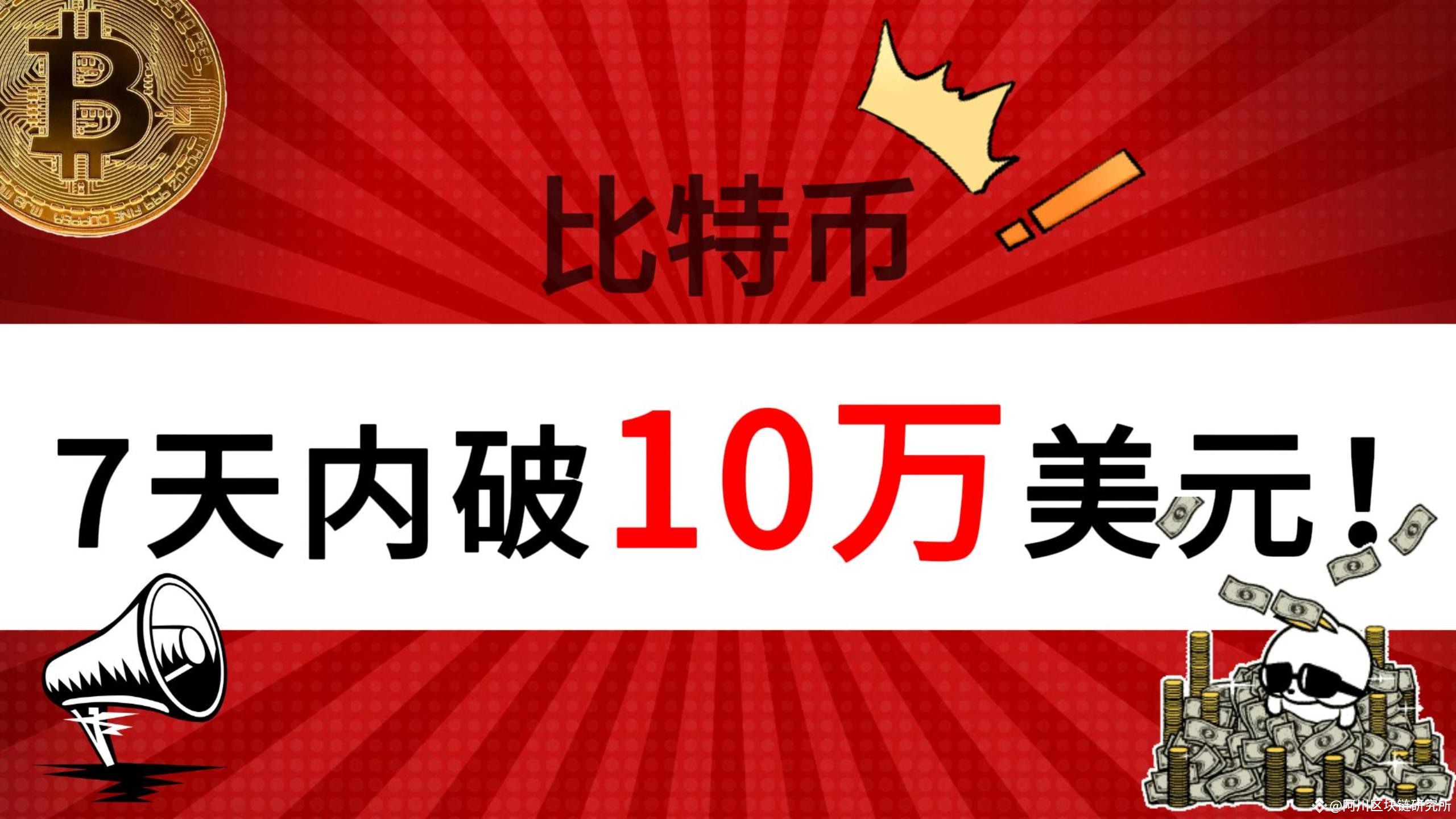 比特币7天内破10万美元| 阿川超爱学习на Binance Square