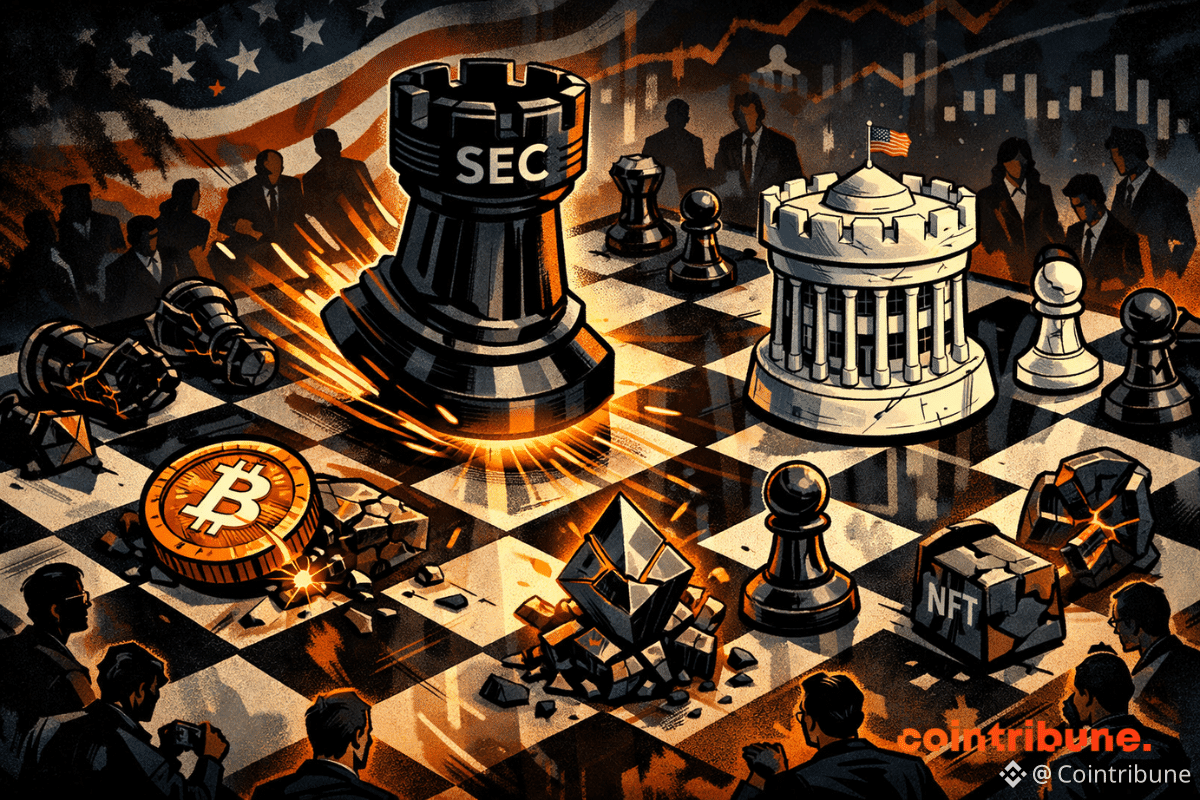Affrontement stratégique entre la SEC et la Maison-Blanche : des actifs crypto fragilisés
