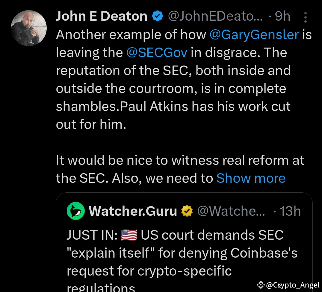 Gary Gensler Leaves US SEC in Disgrace, XRP Wins!✍️🚀🔥 | Crypto Angel 橙色女孩  on Binance Square