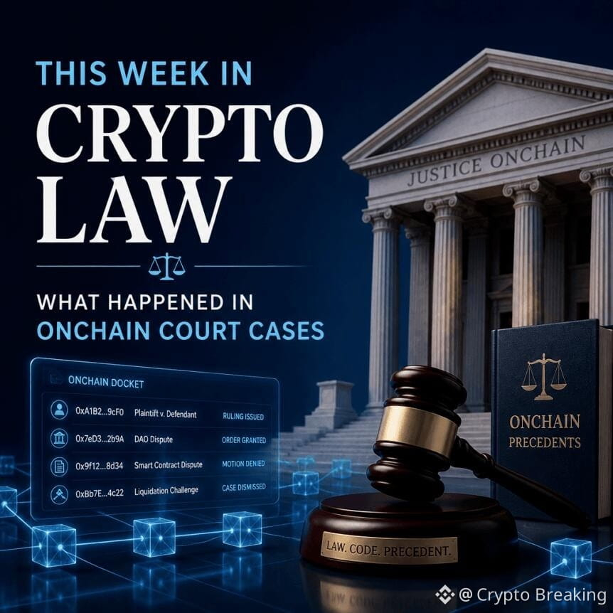 This Week In Crypto Law: What Happened In Onchain Court Cases