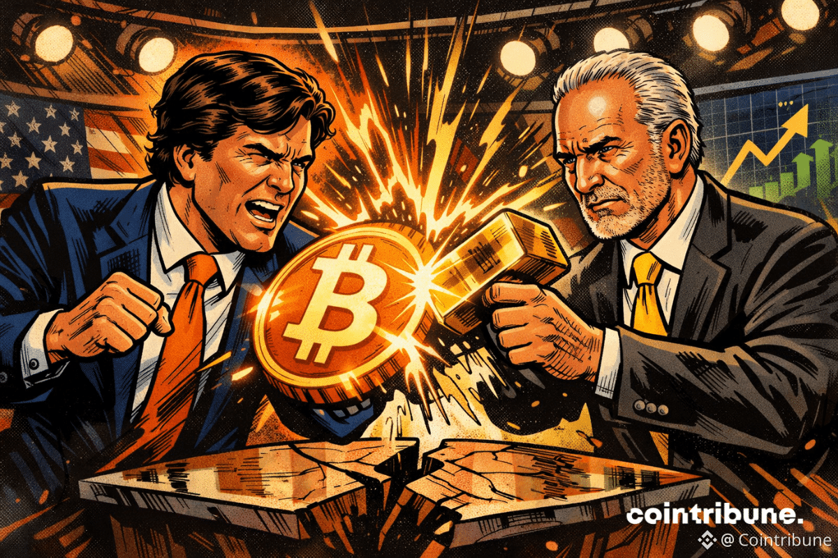 Clash explosif entre Bitcoin et or sur un plateau télé