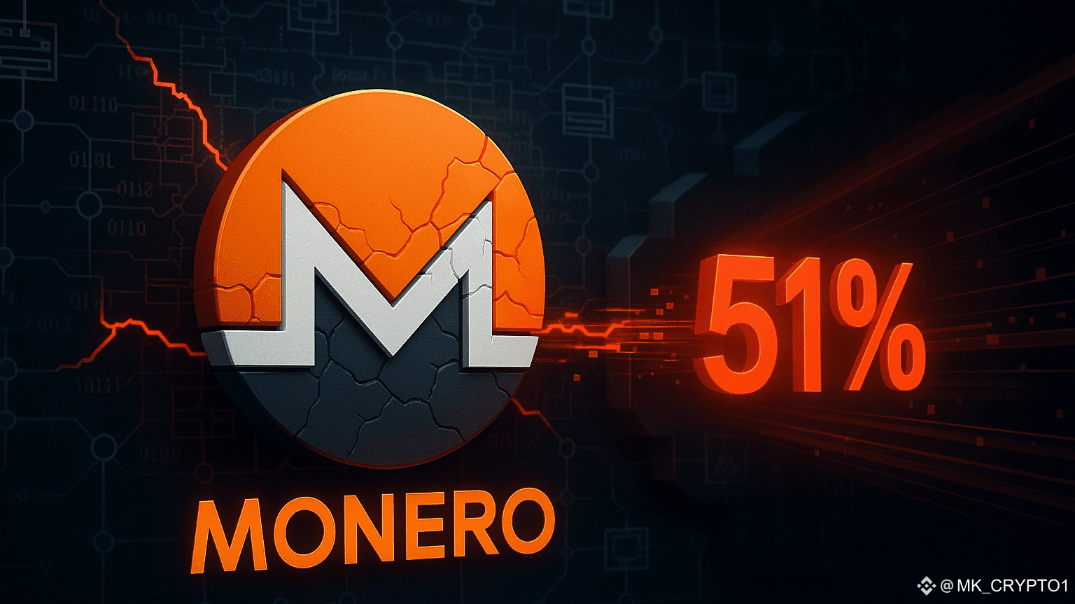 Monero enfrenta un posible ataque del 51% por parte del grupo de minería  Qubic | MK _CRYPTO en Binance Square