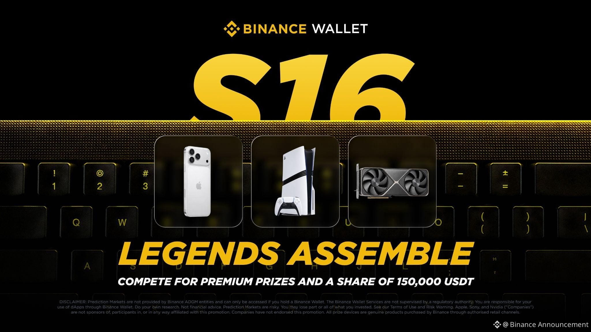 S16 Legends Assemble campaign poster