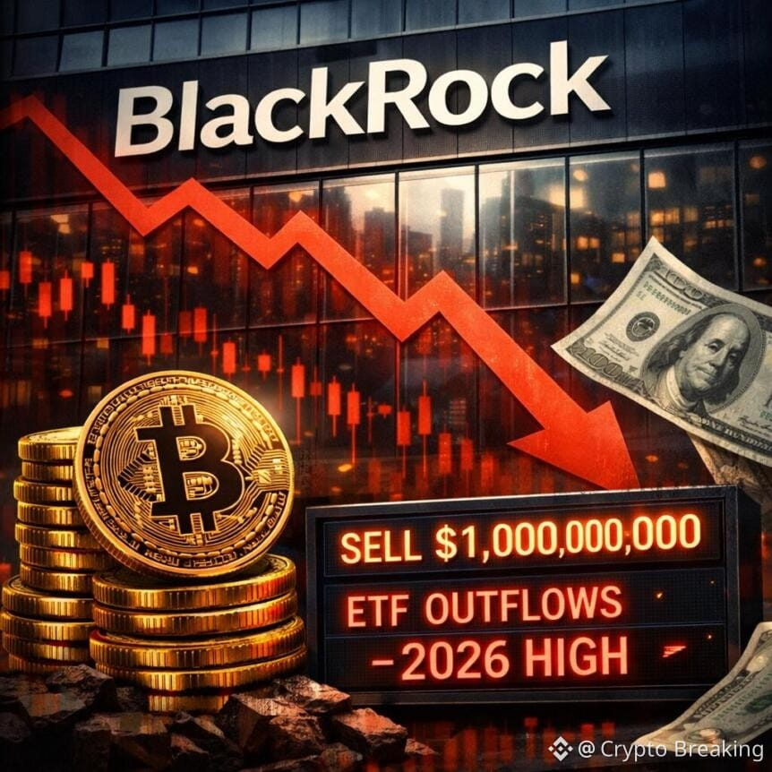 Blackrock Sells 1b In Bitcoin As Etf Outflows Hit 2026 High