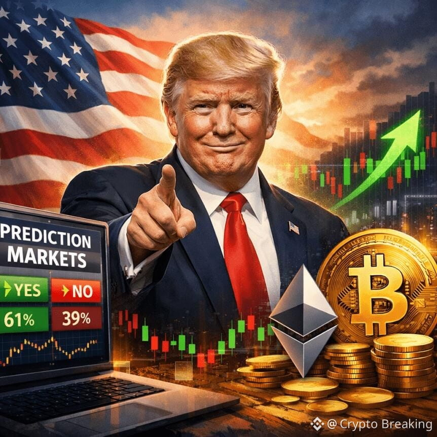 Trump Signals Easing On Prediction Markets, Crypto Markets React
