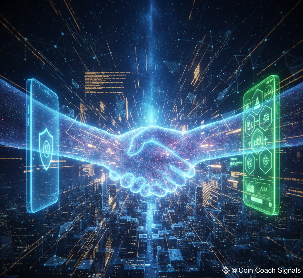 The Invisible Handshake is the syntax that gets Web3 done. | Coin Coach  Signals on Binance Square