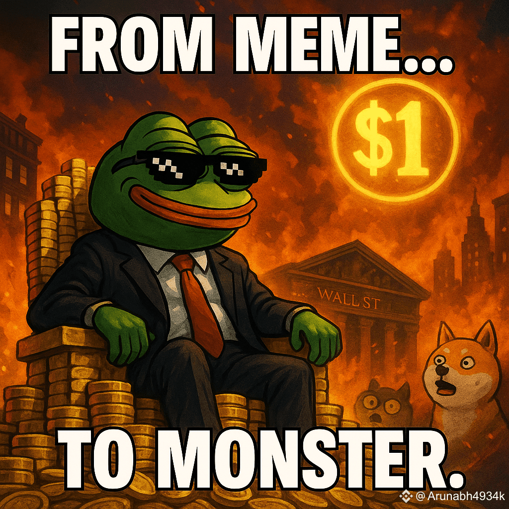🚀🐸 THE MEME JUST FLIPPED THE MARKET! $PEPE has officially | Arunabh4934k  on Binance Square