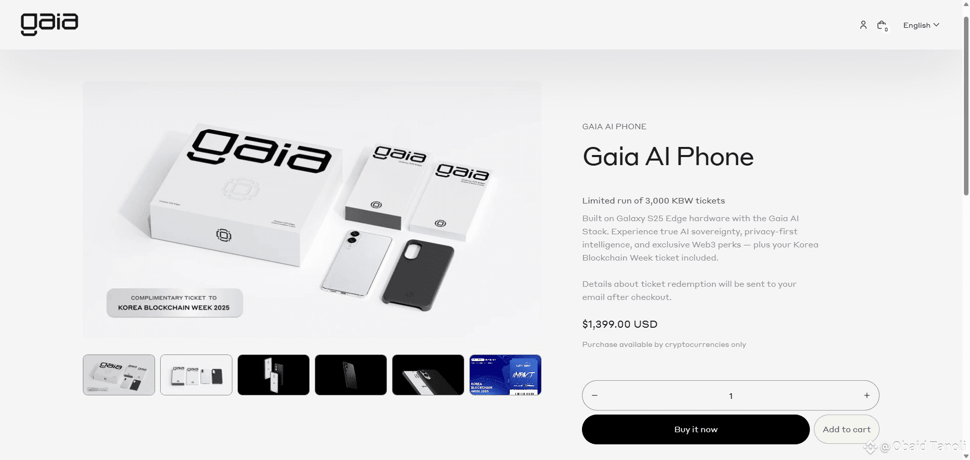 GAIA Redefines AI Ownership With Smartphone That Earns | Obaid Tanoli on  Binance Square