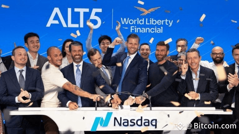 Eric Trump And Alt5 Sigma Team Ring Nasdaq Opening Bell