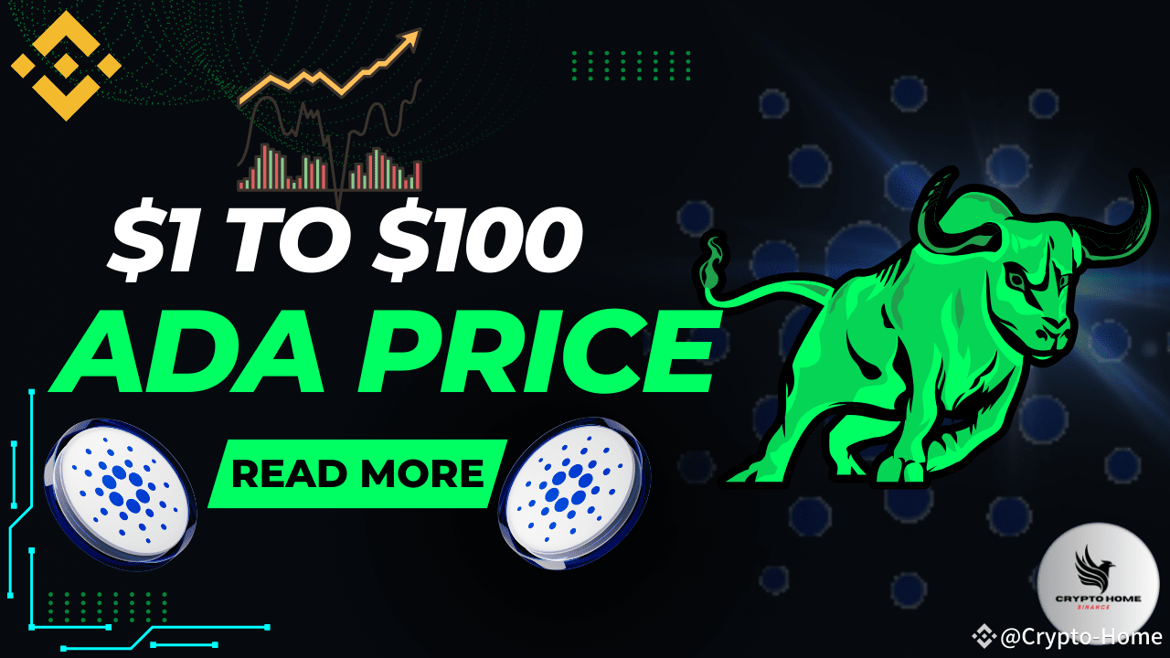 From $1 to $100: Is an ADA Price Explosion on the Horizon? | Crypto-Home on  Binance Square