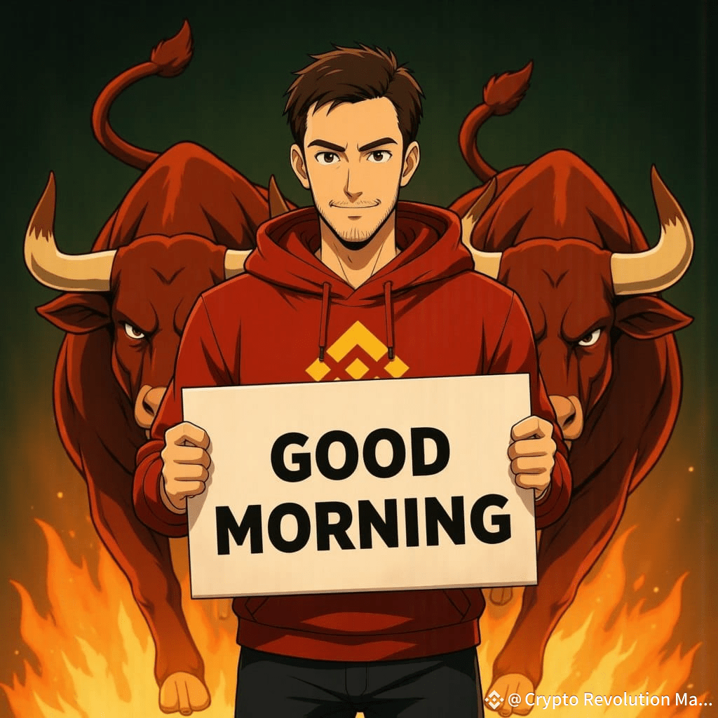 Good morning everyone. Have a great and successful day. Keep | Crypto  Revolution Masters on Binance Square